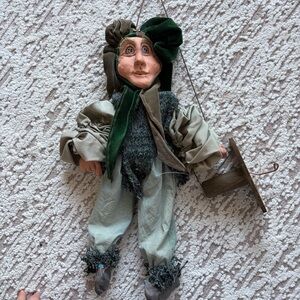 Antique Handcrafted Art Collectible Marionette Doll